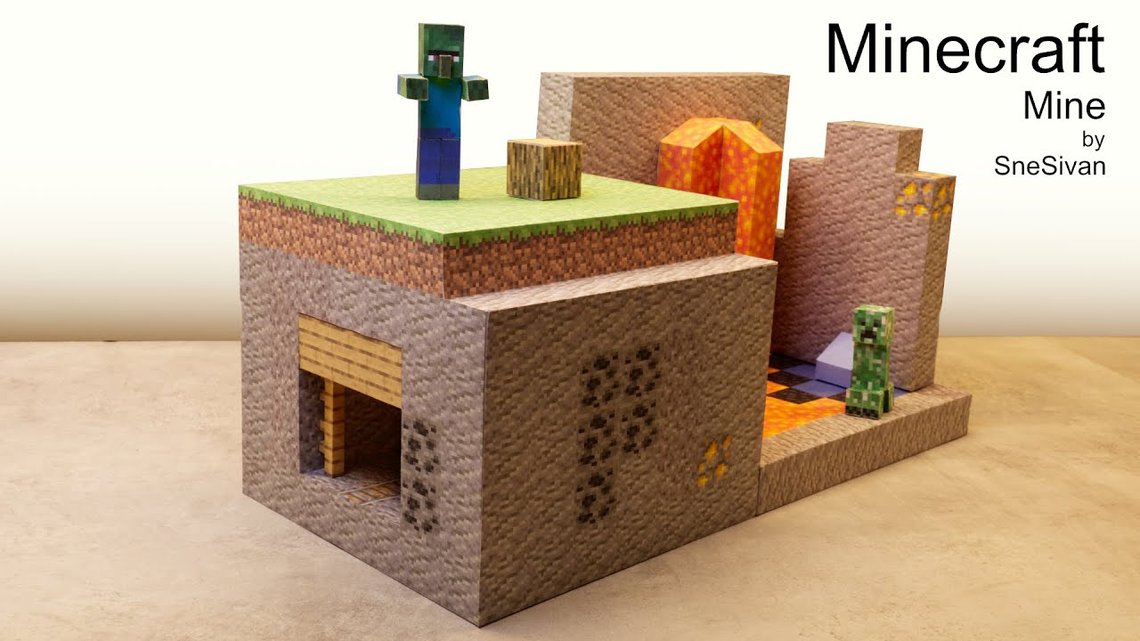 minecraft villager house papercraft