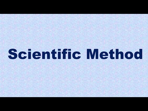 Video: Ved videnskabelig metode betydning?