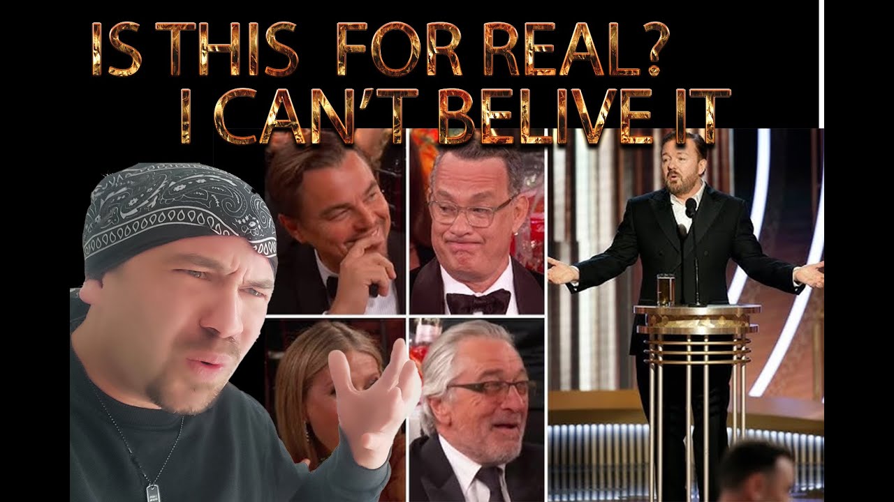 FIRST TIME SEEING  Ricky Gervais DESTROYING  EVERYONE in Hollywood Golden Globes  (REACTION)