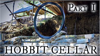 Building a Hobbit style root cellar with stone Part I