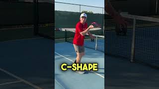 Master the Forehand Top Spin Dink in Pickleball #pickleballtips #pickleball