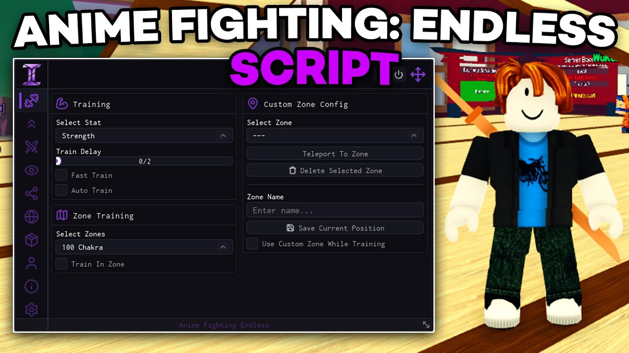 [FREE] Anime Fighting Endless Script | Auto Train, Auto Quest, Auto Collect Chikara | PC & MOBILE