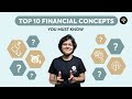 Top 10 financial concepts you must know  ca rachana ranade