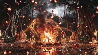 Tribal Forest Ritual Cinematic Background Video | Jungle Theme Stage LED Backdrop | Annual Function