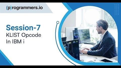 KLIST Opcode In IBM i