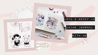 anya & becky 💕 | anime journal with me screenshot 5