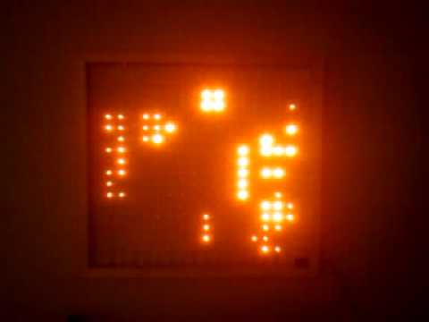 16x16 led dot matrix display - YouTube