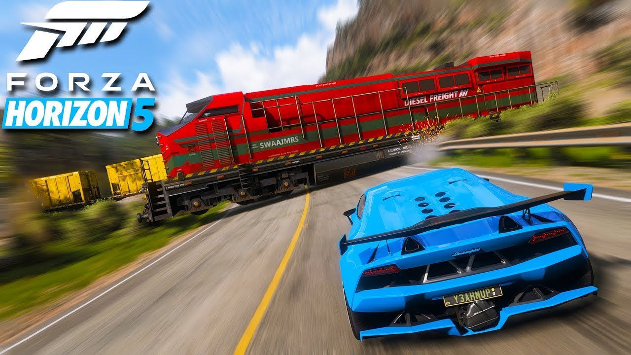 forza 5 Train Chase - YouTube