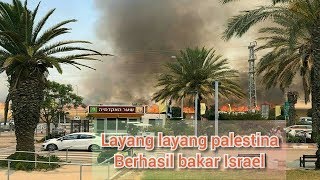 Layang Layang Palestina Bakar Israel