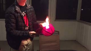 Angry Trump Supporters Burn Their Trump Hats