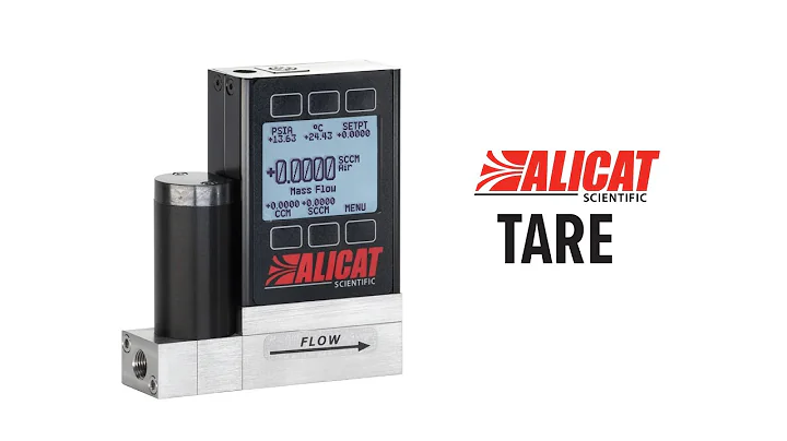 Alicat Mass Flow Instruments: Feature - Tare