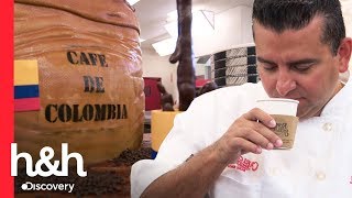 ¡Pastel de café colombiano! | Cake Boss | Discovery H&H