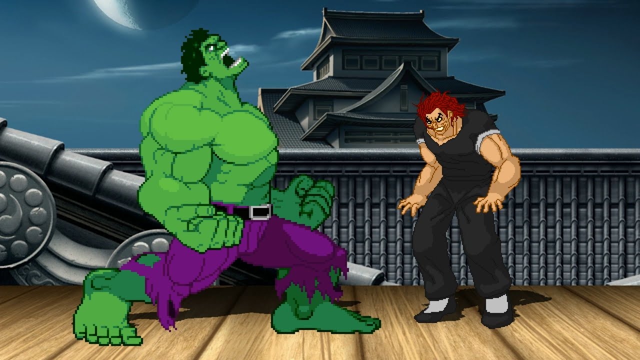 HULK vs YUJIRO HANMA - Highest Level Incredible Epic Fight! - YouTube