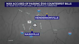 Man arrested for using counterfeit money at Hendersonville businesses