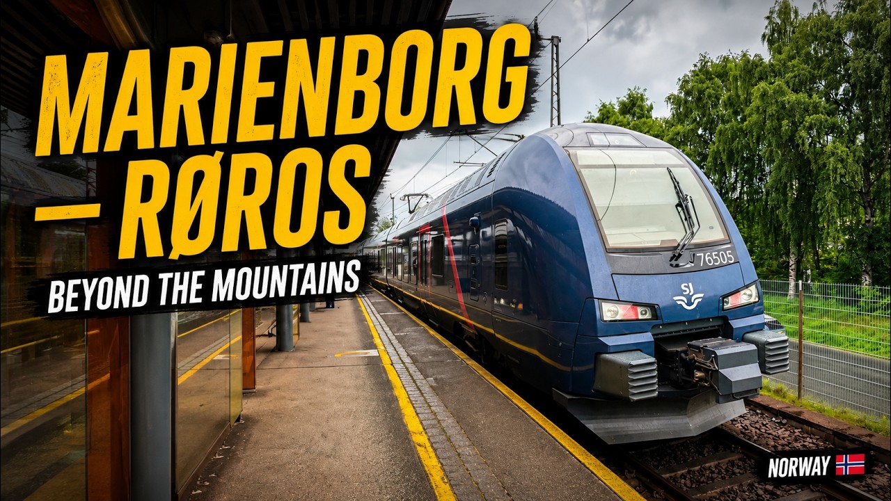 Marienborg – Røros | Train 416 | Type 76 Cab Ride Through Norway
