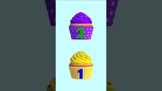 Learn Numbers with Cupcakes 🎂✨ | Fun Kids Songs & Nursery Rhymes #toddlersongs #kids #baby