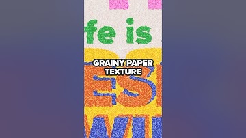 Elevate the look of your designs with this Grainy Paper Texture ✨ #photoshoptutorial #graphicdesign