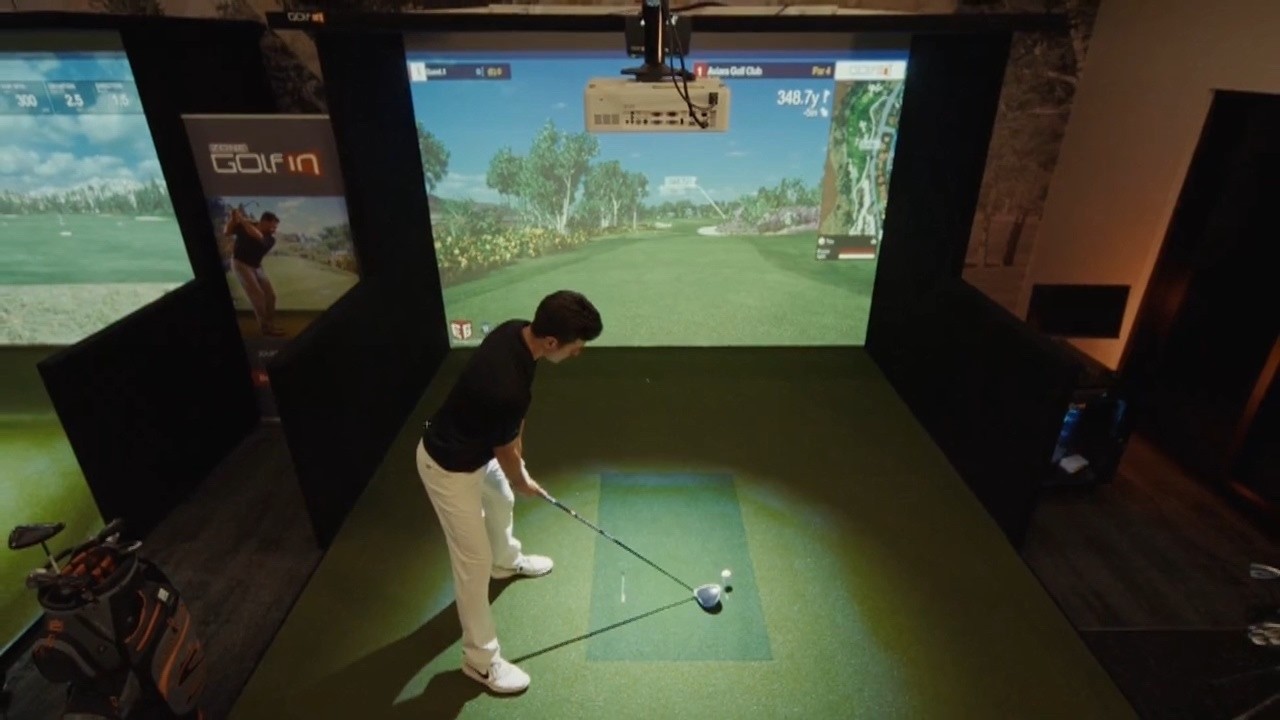 IDRA II Golf Simulator - Corporate and Sporting Event Rentals - iActive Technology
