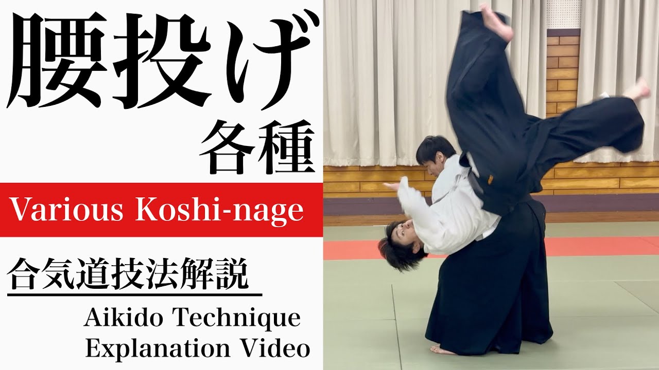 合気道 技法解説動画その31（腰投げ）