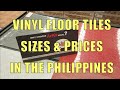Vinyl Floor Tiles, Sizes & Prices In The Philippines.