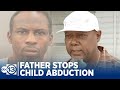 Father jumps into action to stop attempted abduction of 13-year-old daughter