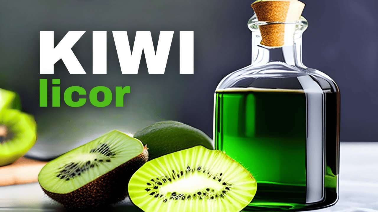 Licor casero de kiwi (no me esperaba que fuera rico!)