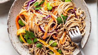 Buckwheat Noodle Salad (Soba Noodles)