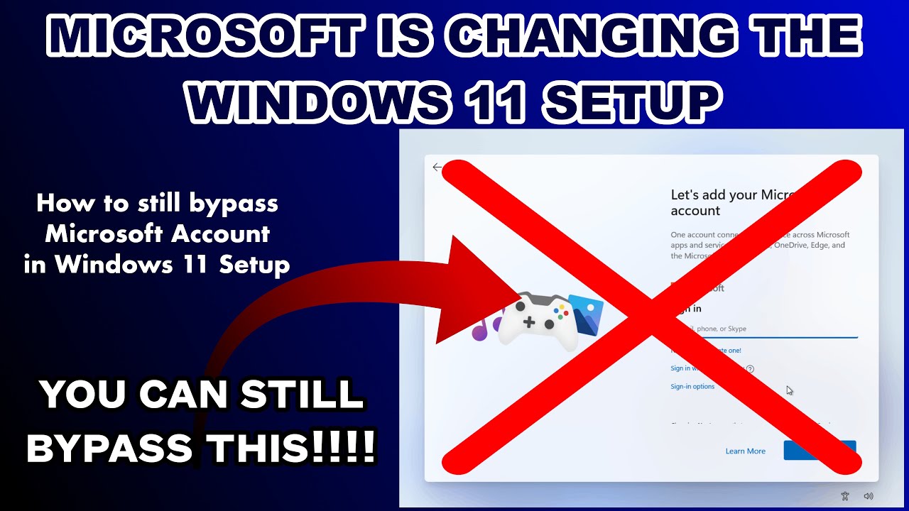 Can you still bypass the Microsoft Account Sign-in in the Windows