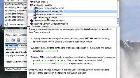 Tutorial: VisualWorks Basic Introduction - Loading Examples