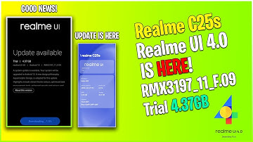 Finally Realme UI 4 on Realme C25s | Update is Here | Android 13 | Version F.09