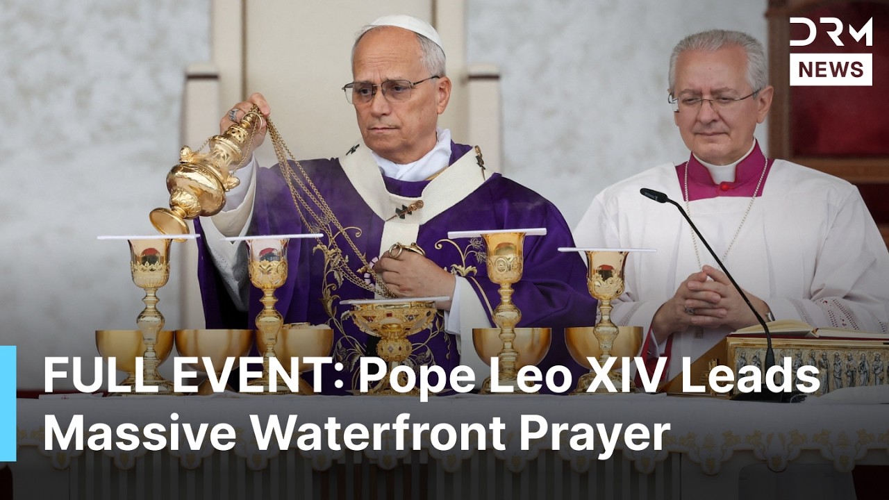 FULL EVENT: Pope Leo XIV Leads Massive Waterfront Prayer as Thousands Unite in Beirut Mass AK1B