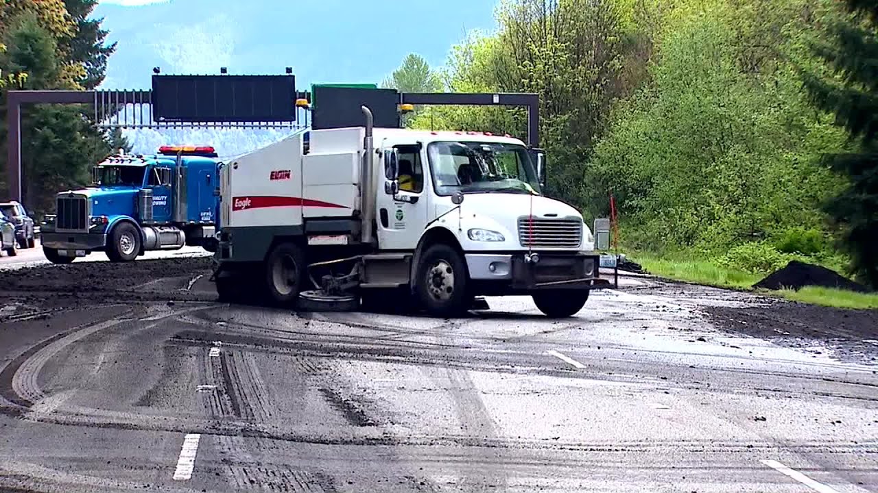 Human waste spilled on highway