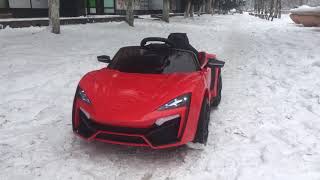 Обзор детского электромобиля Lykan Hypersport