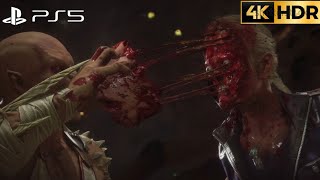 ابشع الموتات في اعنف لعبه - Mortal Kombat 11   All Fatalities (PS5) 4K HDR Full HD 60fps