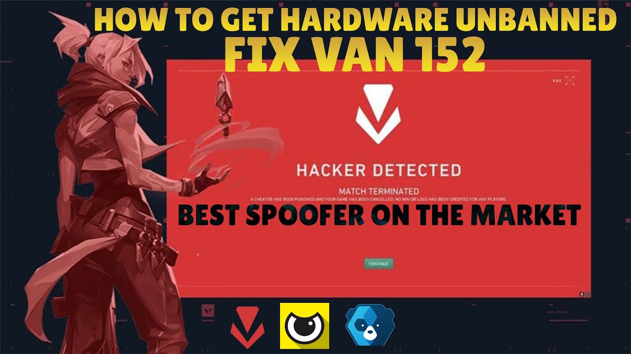 How to get unbanned from any game (Hardware ban). Error VAN 152
