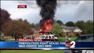 Beavercreek blaze billows thick smoke