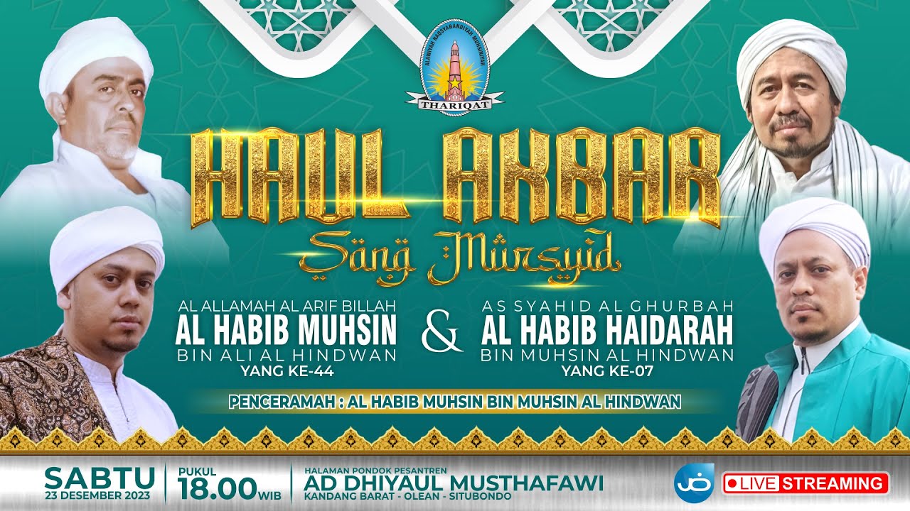 🔴Live HAUL AKBAR Sang Mursyid Tahun 2023