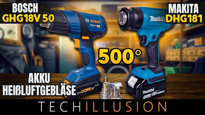 🔥DAS KOMPAKTE Heißluftpistole Test & BOSCH!😱 Heißluftgebläse YouTube von Bosch GHG 18V-50 Review 18V - - 