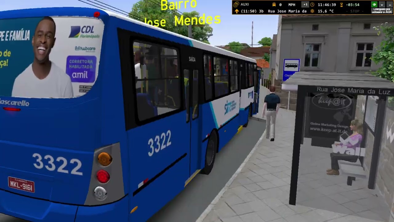 OMSI 2 - #17 fazendo a 763 Caeira do Saco dos Limões ida