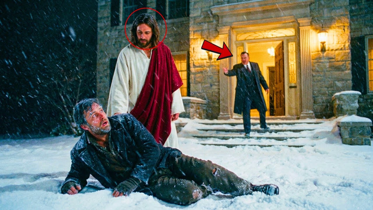 Bogacz wygonił go na mróz, ale on dalej modlił się w śniegu... Zamarł, widząc, że JEZUS stoi za nim.