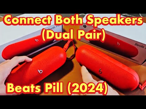 Beats Pill (2024): How to Dual Pair (Connect Both Speakers
