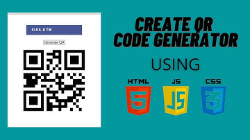 QR Code Generator Scanner or Reader with HTML CSS & JavaScript