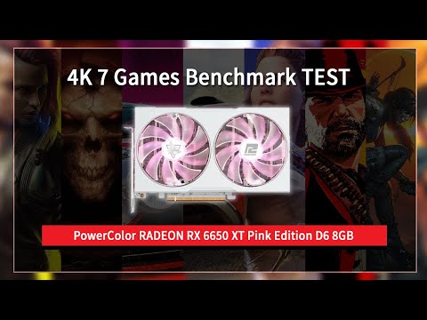 [4K VGA Benchmark] PowerColor RADEON RX 6650 XT Pink Edition D6 8GB