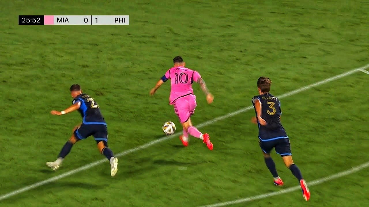 Messi Vs Philadelphia 2024 || 2 Goals & 1 Assist.