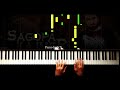 Sagopa Kajmer - Ateşden Gömlek - Duygusal - Piano Tutorial by VN