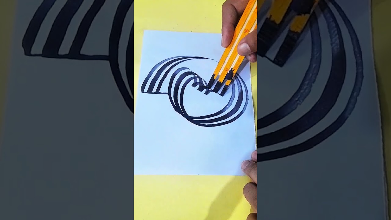 Beautiful Allah Name Calligraphy Art | Creative Islamic Drawing | Elegant Arabic Calligraphy
