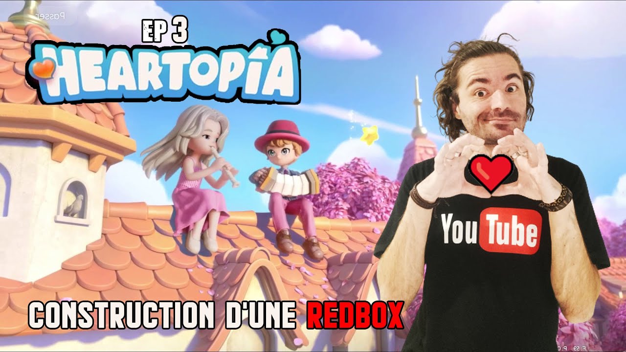 Heartopia EPISODE 3 Je construit mon château style redbox