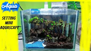 SETTING AQUASCAPE DI TANK SOLITER