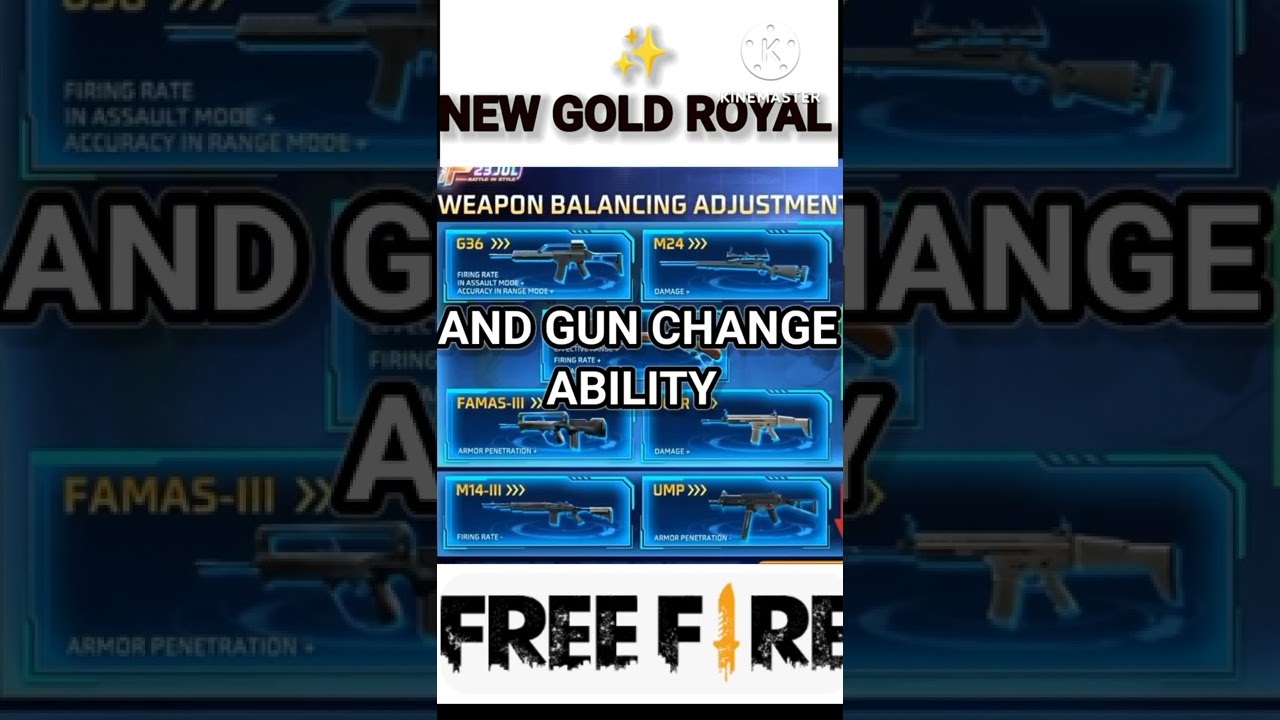 NEXT GOLD ROYAL OB35 UPDATE😱\\ AND GUN ABILITY UPDATE 😯 \\ REAL INFORMATION VIDEO 😄 