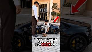 Which Car Would You Buy for Your Little Bro? 👦🚗💨 #shorts #automobile #car #brother #viral